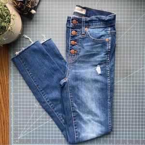 Madewell Ankle Cropped Jeans